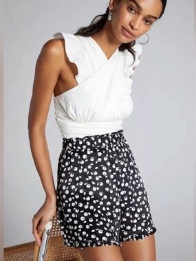Cherries Ruffle Shorts